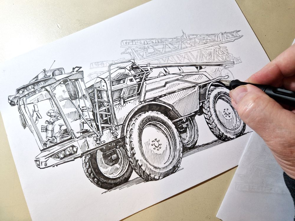 John Deere - perokresba VENDY atelier